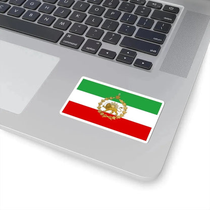 Naval flag of Iran standard (Iran) STICKER Vinyl Kiss-Cut Decal - The Sticker Space