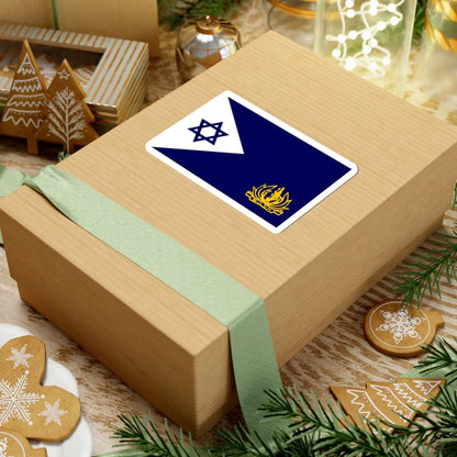 Naval Flag of Israel (Israel) STICKER Vinyl Kiss-Cut Decal - The Sticker Space