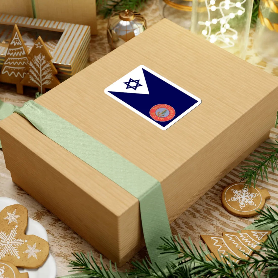 Naval Flag of Israel old (Israel) STICKER Vinyl Kiss-Cut Decal - The Sticker Space