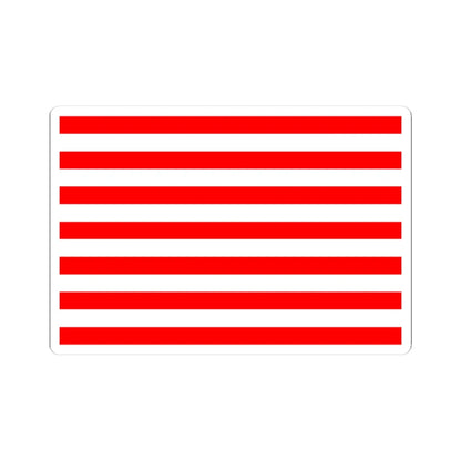 Naval flag of Majapahit Kingdom (Indonesia) STICKER Vinyl Kiss-Cut Decal 3 Inch White - The Sticker Space