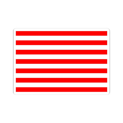 Naval flag of Majapahit Kingdom (Indonesia) STICKER Vinyl Kiss-Cut Decal 4 Inch White - The Sticker Space