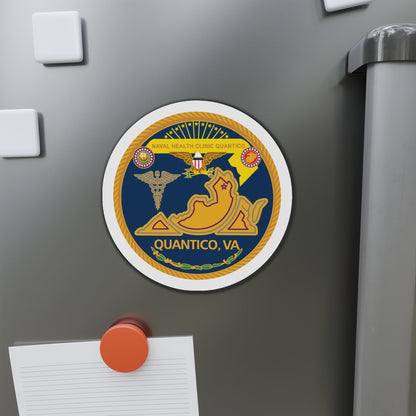 Naval Health Clinic Quantico VA (U.S. Navy) Die-Cut Magnet-The Sticker Space