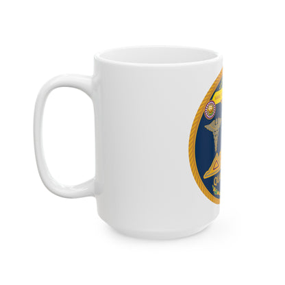 Naval Health Clinic QuanticoVA (U.S. Navy) White Coffee Mug-The Sticker Space