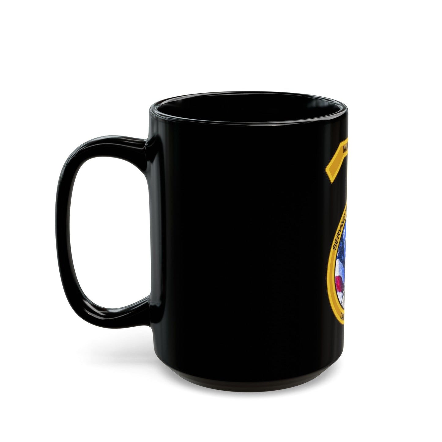 Naval Hospital Camp Pendleton (U.S. Navy) Black Coffee Mug-The Sticker Space