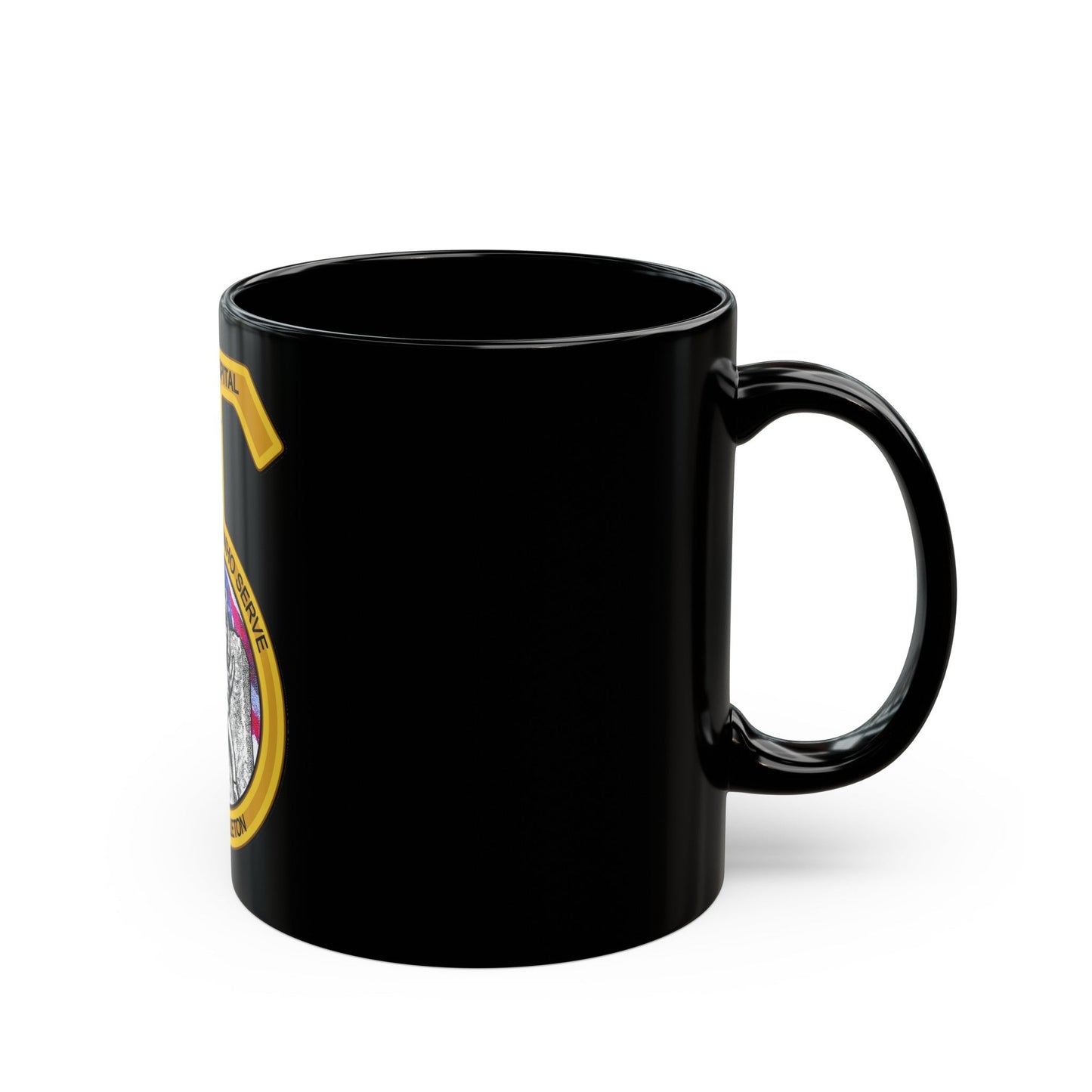 Naval Hospital Camp Pendleton (U.S. Navy) Black Coffee Mug-The Sticker Space