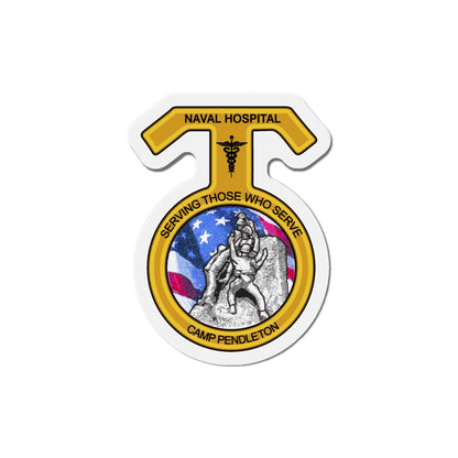 Naval Hospital Camp Pendleton (U.S. Navy) Die-Cut Magnet-5" x 5"-The Sticker Space