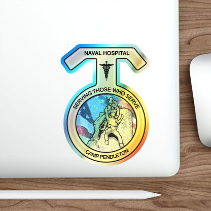 Naval Hospital Camp Pendleton (U.S. Navy) Holographic STICKER Die-Cut Vinyl Decal-The Sticker Space