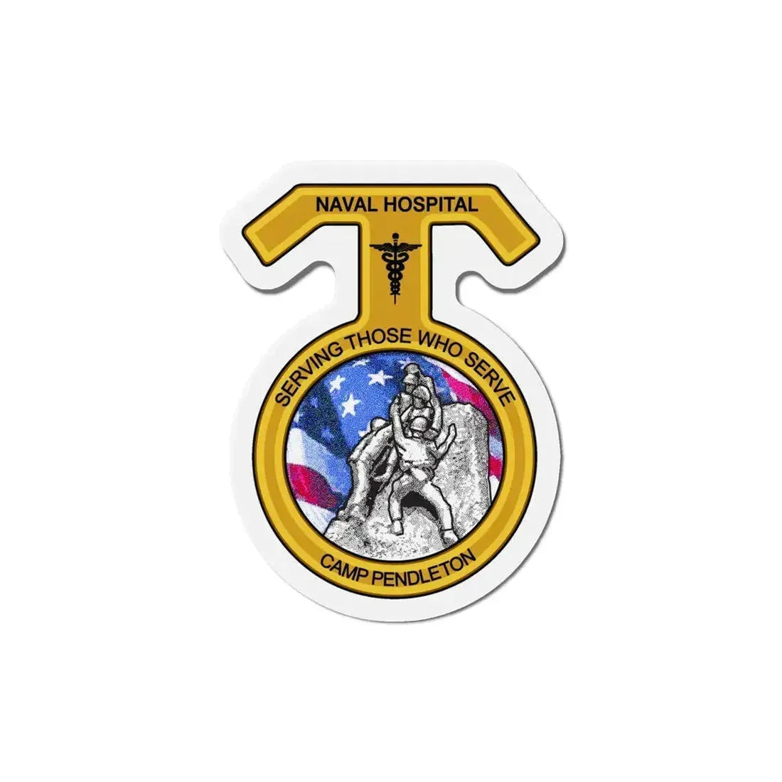 Naval Hospital Camp Pendleton (U.S. Navy) Refrigerator Magnet 6 Inch - The Sticker Space