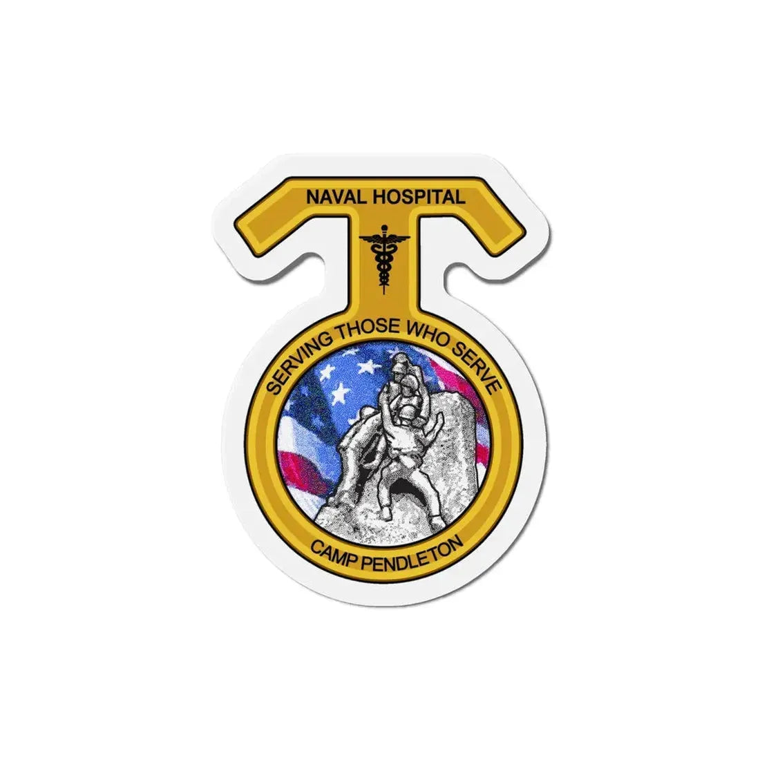 Naval Hospital Camp Pendleton (U.S. Navy) Refrigerator Magnet - The Sticker Space