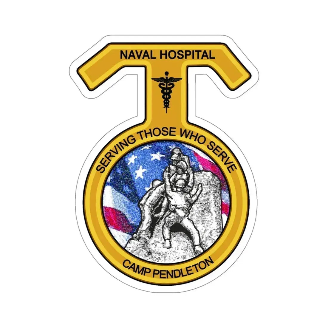 Naval Hospital Camp Pendleton (U.S. Navy) STICKER Vinyl Die-Cut Decal 4 Inch - The Sticker Space