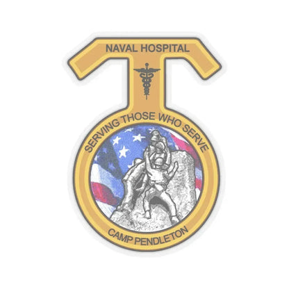Naval Hospital Camp Pendleton (U.S. Navy) STICKER Vinyl Kiss-Cut Decal 6 Inch Transparent - The Sticker Space