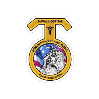 Naval Hospital Camp Pendleton (U.S. Navy) Transparent STICKER Die-Cut Vinyl Decal - The Sticker Space