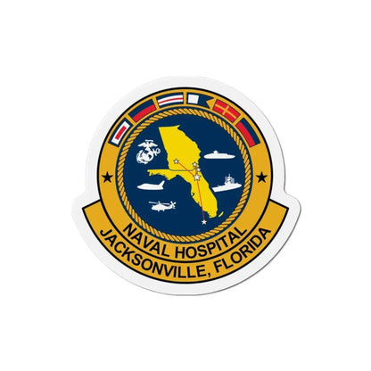 Naval Hospital Jacksonville (U.S. Navy) Refrigerator Magnet - The Sticker Space