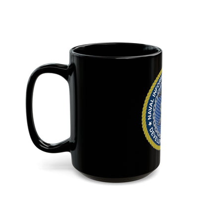 Naval Information Warfighting Development Center (U.S. Navy) Black Coffee Mug-The Sticker Space