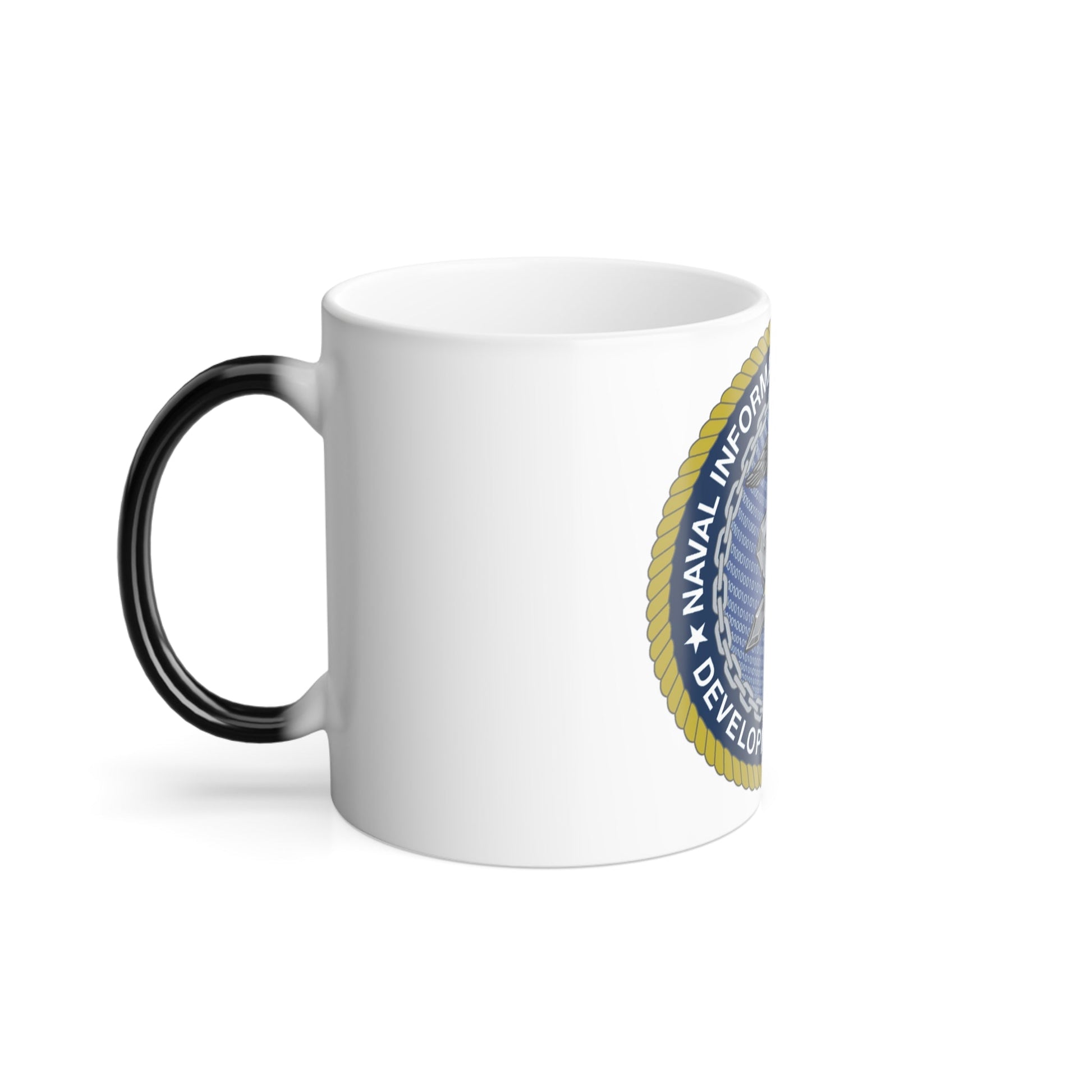Naval Information Warfighting Development Center (U.S. Navy) Color Changing Mug 11oz-11oz-The Sticker Space