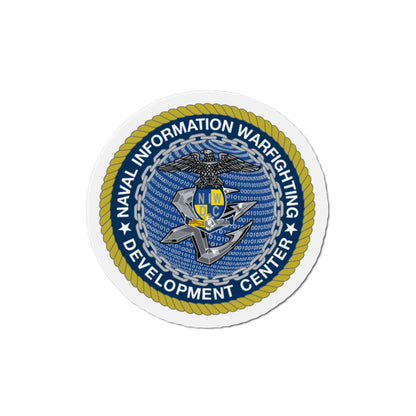 Naval Information Warfighting Development Center (U.S. Navy) Die-Cut Magnet-3" x 3"-The Sticker Space