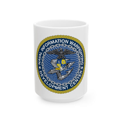 Naval Information Warfighting Development Center (U.S. Navy) White Coffee Mug-15oz-The Sticker Space