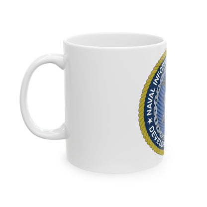 Naval Information Warfighting Development Center (U.S. Navy) White Coffee Mug-The Sticker Space