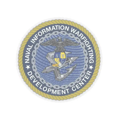 Naval Information Warfighting Development Center (U.S. Navy) STICKER Vinyl Kiss-Cut Decal 2 Inch Transparent - The Sticker Space