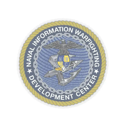 Naval Information Warfighting Development Center (U.S. Navy) STICKER Vinyl Kiss-Cut Decal 6 Inch Transparent - The Sticker Space