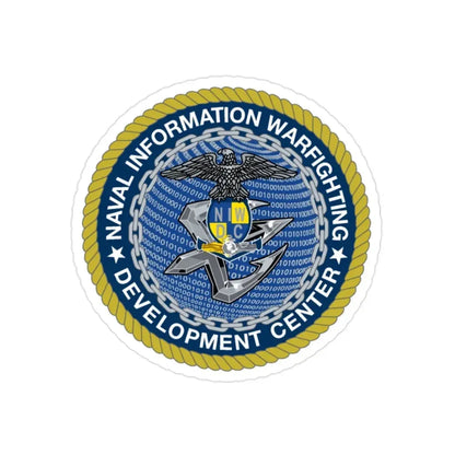 Naval Information Warfighting Development Center (U.S. Navy) Transparent STICKER Die-Cut Vinyl Decal 2 Inch Transparent - The Sticker Space