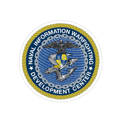 Naval Information Warfighting Development Center (U.S. Navy) Transparent STICKER Die-Cut Vinyl Decal - The Sticker Space
