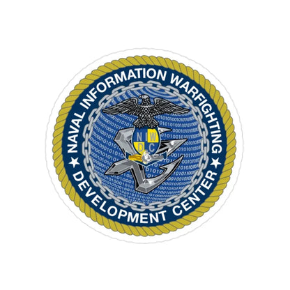 Naval Information Warfighting Development Center (U.S. Navy) Transparent STICKER Die-Cut Vinyl Decal - The Sticker Space