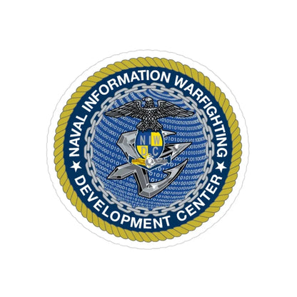 Naval Information Warfighting Development Center (U.S. Navy) Transparent STICKER Die-Cut Vinyl Decal - The Sticker Space