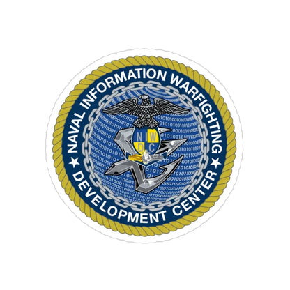Naval Information Warfighting Development Center (U.S. Navy) Transparent STICKER Die-Cut Vinyl Decal - The Sticker Space