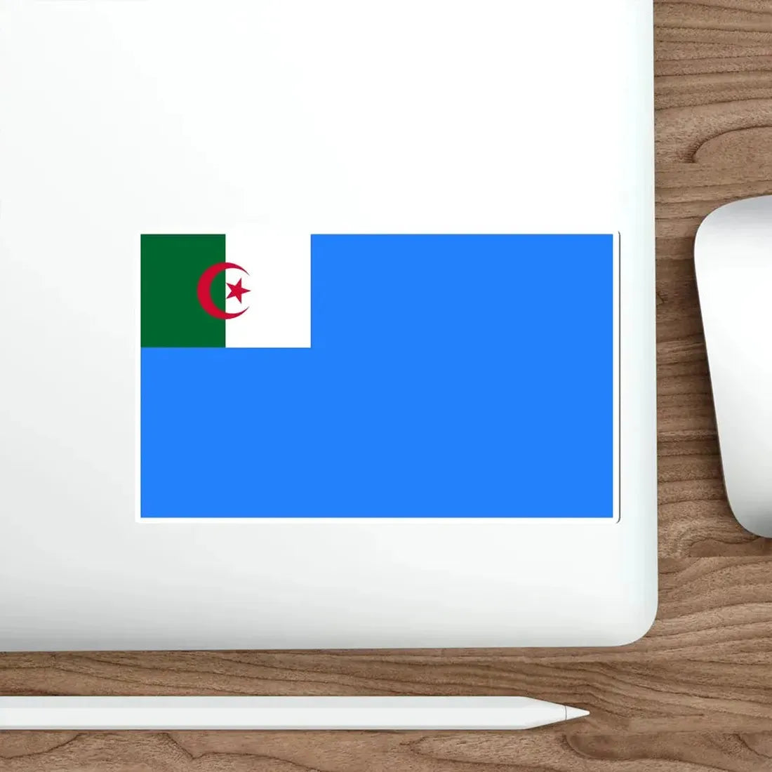 Naval Jack of Algeria STICKER Vinyl Die-Cut Decal - The Sticker Space