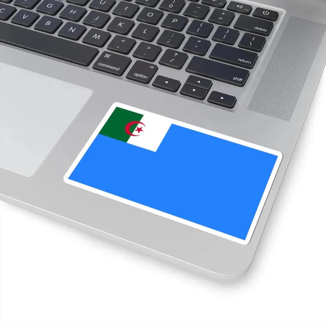 Naval Jack of Algeria - STICKER Vinyl Kiss-Cut Decal - The Sticker Space