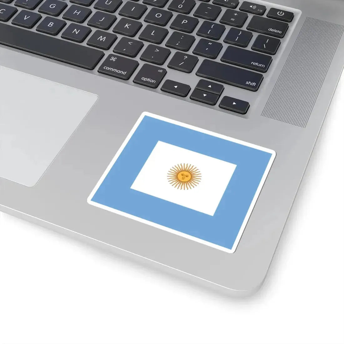 Naval jack of Argentina (Argentina) STICKER Vinyl Kiss-Cut Decal - The Sticker Space