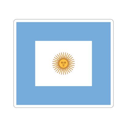 Naval Jack of Argentina STICKER Vinyl Die-Cut Decal-3 Inch-The Sticker Space