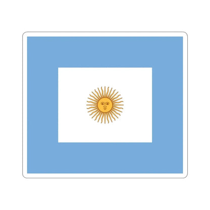 Naval Jack of Argentina STICKER Vinyl Die-Cut Decal 3 Inch - The Sticker Space