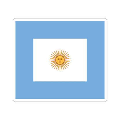 Naval Jack of Argentina STICKER Vinyl Die-Cut Decal-4 Inch-The Sticker Space