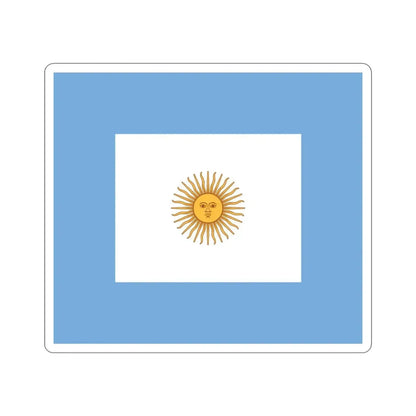 Naval Jack of Argentina STICKER Vinyl Die-Cut Decal 4 Inch - The Sticker Space