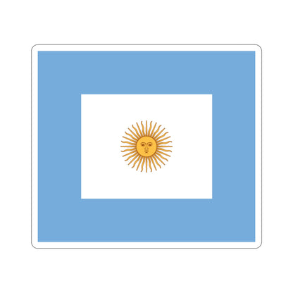 Naval Jack of Argentina STICKER Vinyl Die-Cut Decal-5 Inch-The Sticker Space