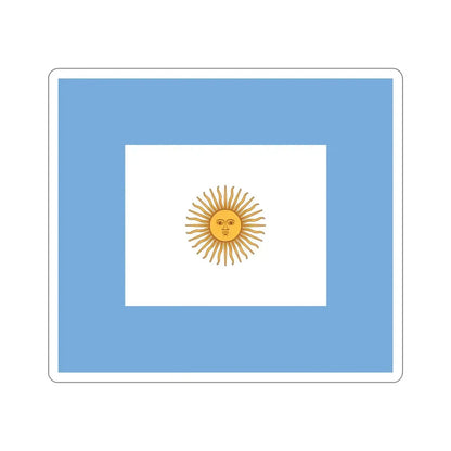 Naval Jack of Argentina STICKER Vinyl Die-Cut Decal 5 Inch - The Sticker Space