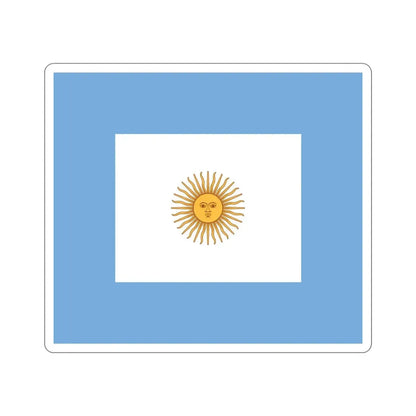 Naval Jack of Argentina STICKER Vinyl Die-Cut Decal 6 Inch - The Sticker Space