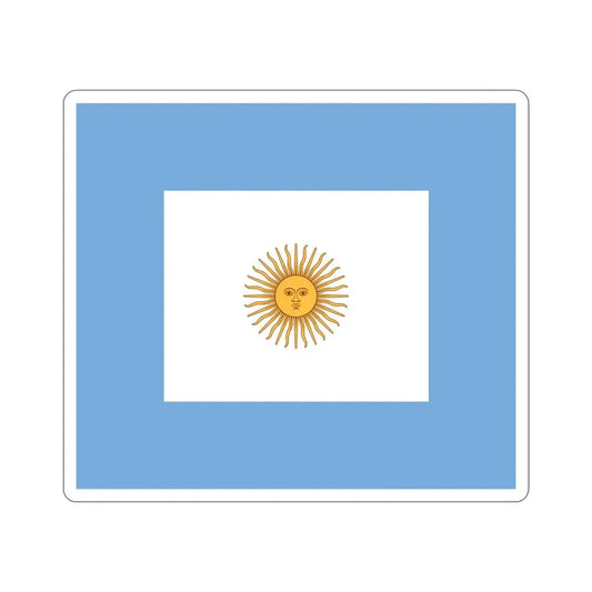 Naval Jack of Argentina STICKER Vinyl Die-Cut Decal 6 Inch - The Sticker Space