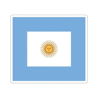 Naval Jack of Argentina STICKER Vinyl Die-Cut Decal - The Sticker Space