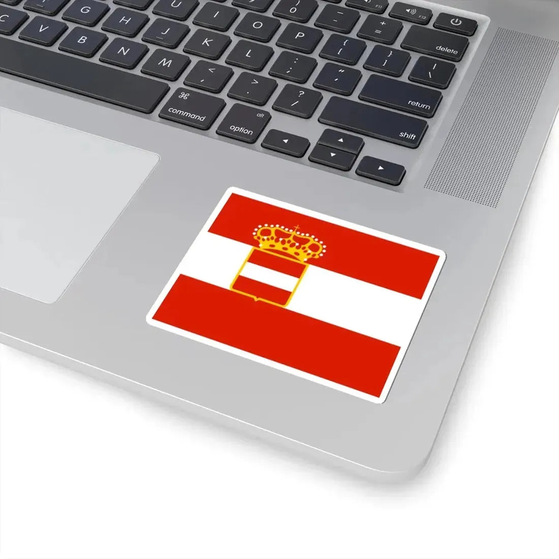 Naval Jack of Austria-Hungary (Austria) STICKER Vinyl Kiss-Cut Decal - The Sticker Space
