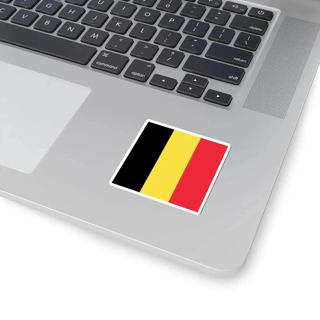 Naval Jack of Belgium (Belgium) STICKER Vinyl Kiss-Cut Decal - The Sticker Space