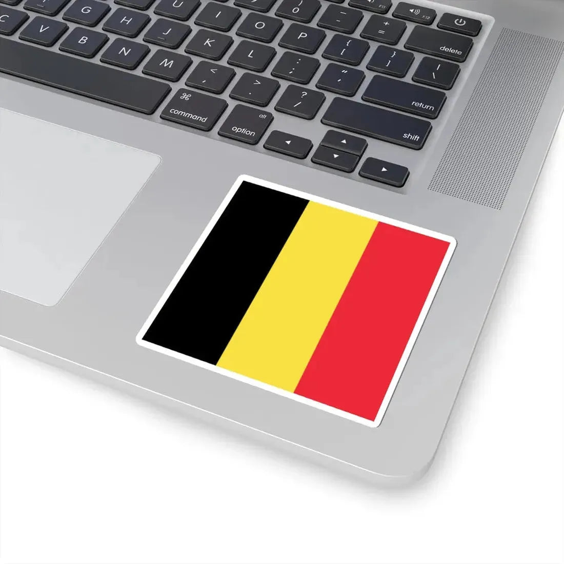 Naval Jack of Belgium (Belgium) STICKER Vinyl Kiss-Cut Decal - The Sticker Space