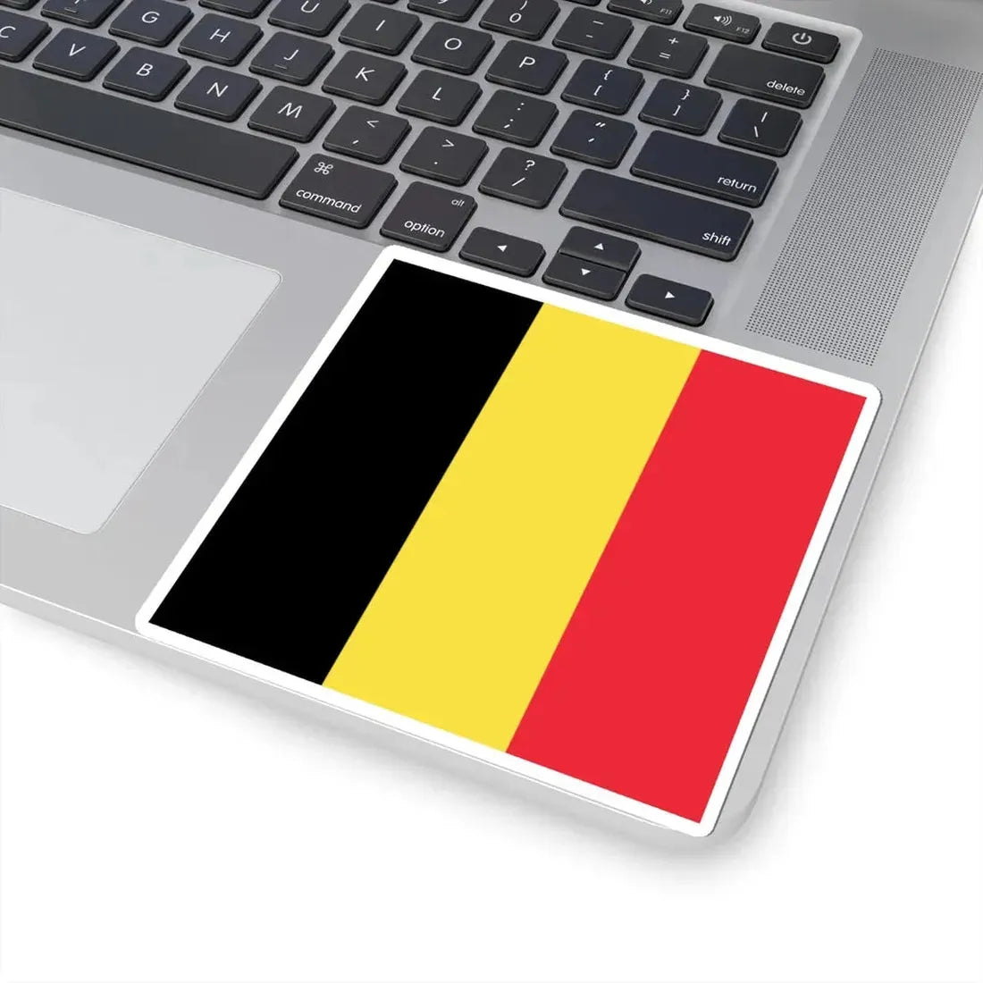 Naval Jack of Belgium (Belgium) STICKER Vinyl Kiss-Cut Decal - The Sticker Space