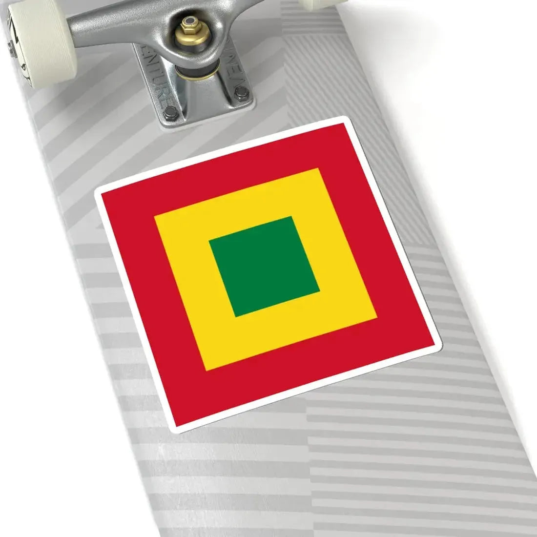 Naval Jack of Bolivia (Bolivia) STICKER Vinyl Kiss-Cut Decal - The Sticker Space