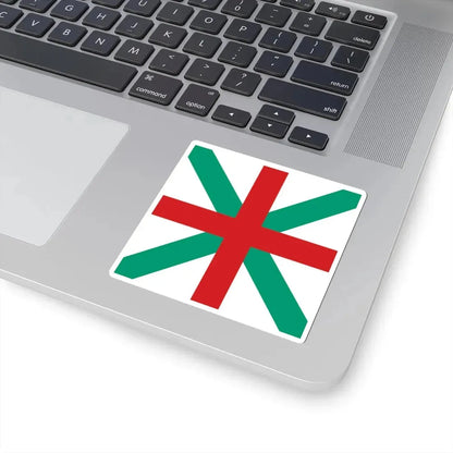 Naval jack of Bulgaria 1908-1949 (Bulgaria) STICKER Vinyl Kiss-Cut Decal - The Sticker Space