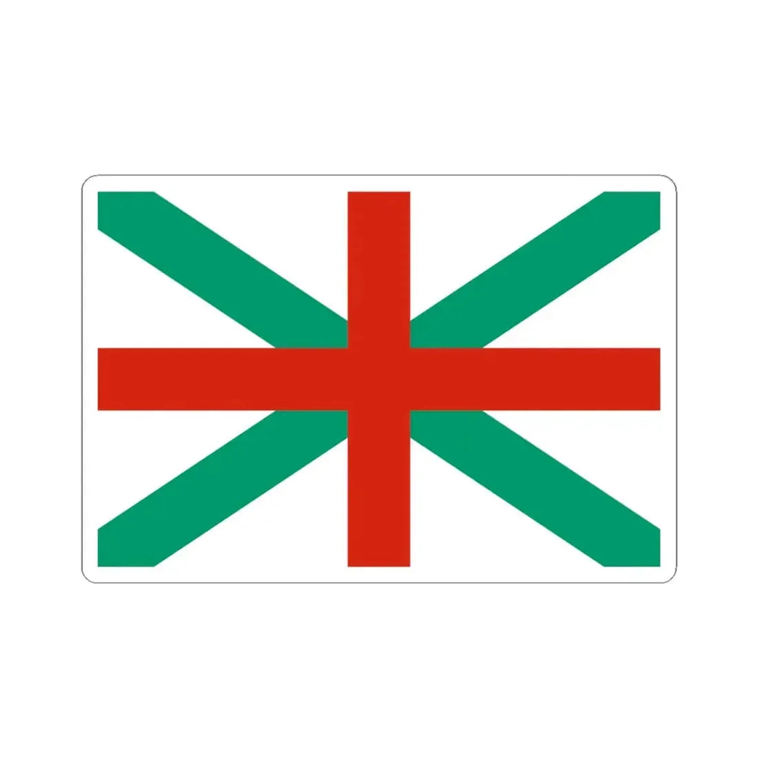 Naval Jack of Bulgaria (Bulgaria) STICKER Vinyl Kiss-Cut Decal 4 Inch White - The Sticker Space