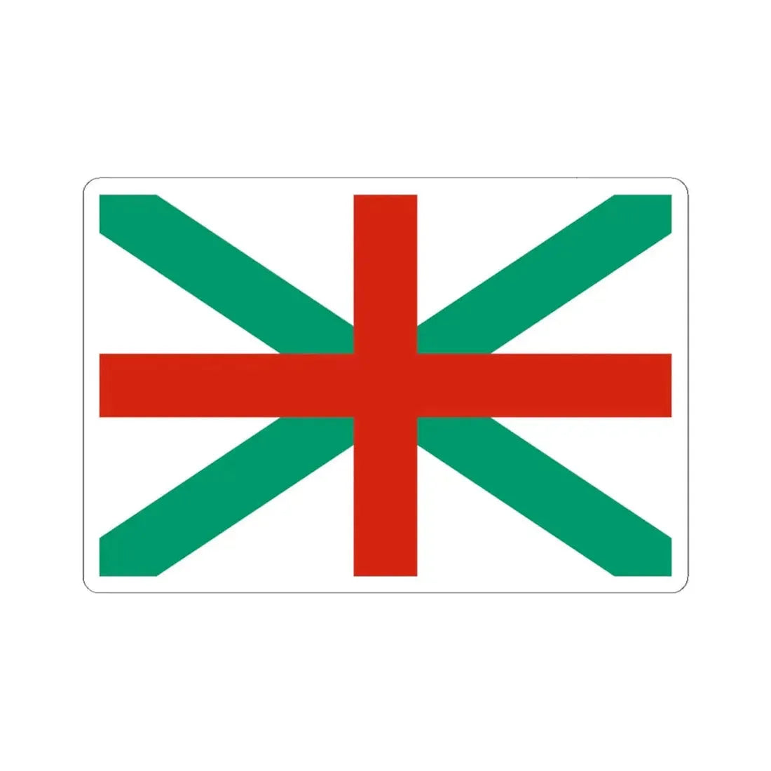 Naval Jack of Bulgaria (Bulgaria) STICKER Vinyl Kiss-Cut Decal 6 Inch White - The Sticker Space