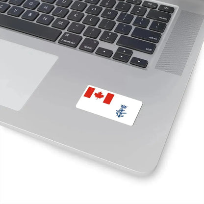 Naval Jack of Canada 1968-2013 (Canada) STICKER Vinyl Kiss-Cut Decal - The Sticker Space